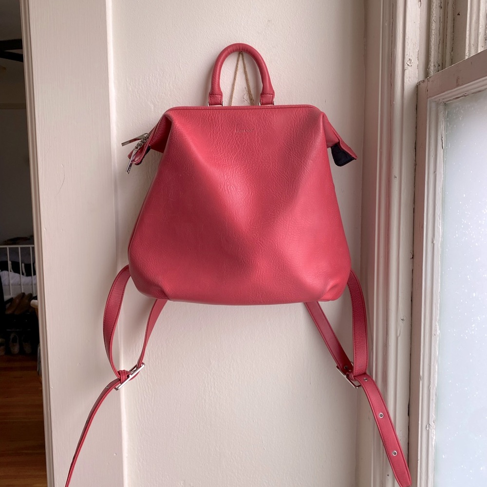 Pink Matt & Nat backpack